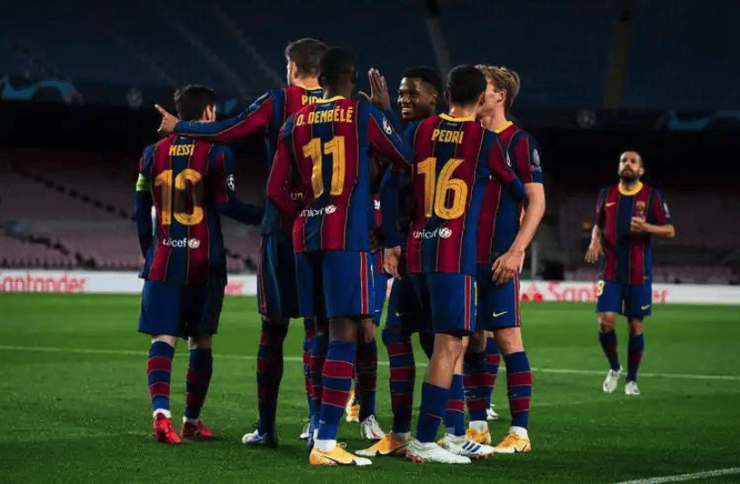 OD资讯：欧冠周最佳阵容公布：巴萨与巴黎成最大赢家